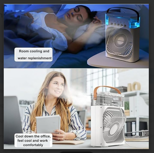 Cooling Fan With Ice