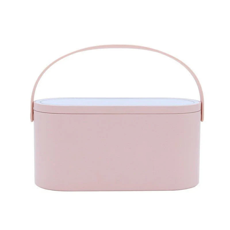Portable Makeup Mirror With Light and Box
