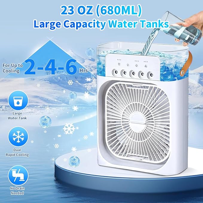 Cooling Fan With Ice