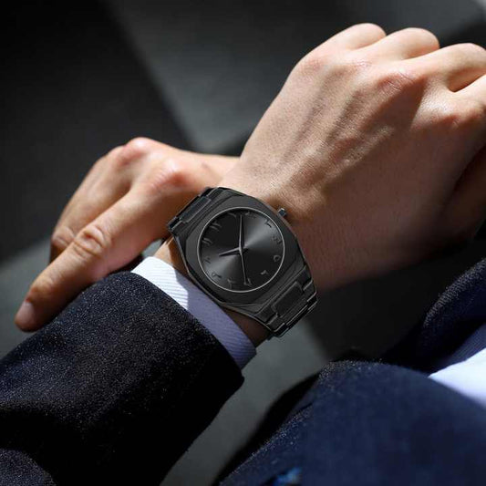 Arabic Aura Watch ( Stainless Steel )