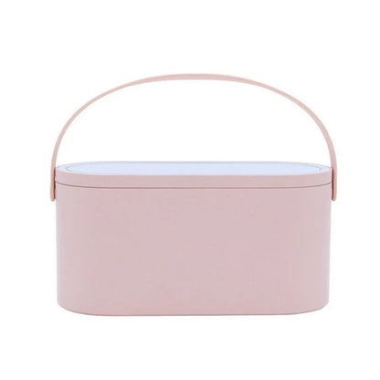 Portable Makeup Mirror With  Light and Box